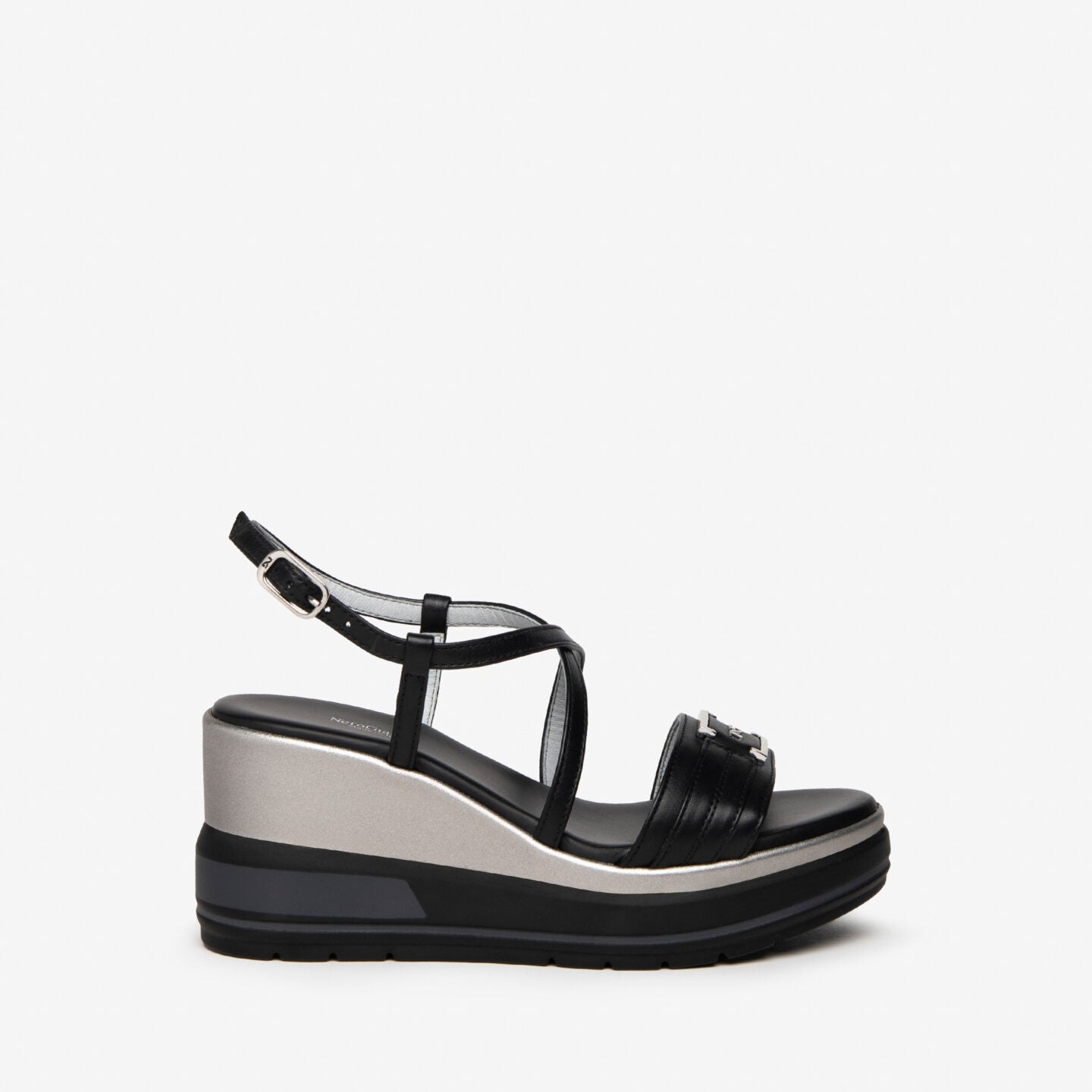 Sandali Zeppa Sandali Nero Giardini 39 Nero Giardini E307700D-100