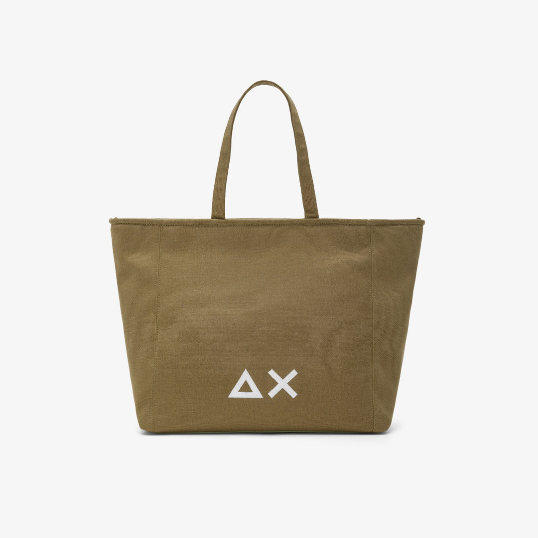 Sun68 MEDIUM CANVAS BAG Z35263-19 MILITARE