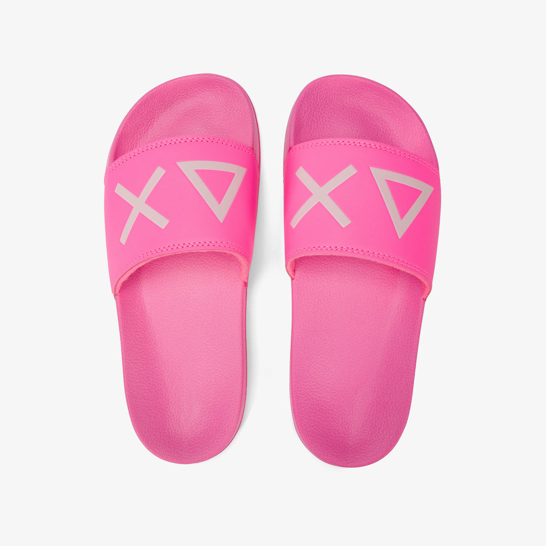 Sun68 SLIPPERS LOGO X35204-62 FUXIA FLUO