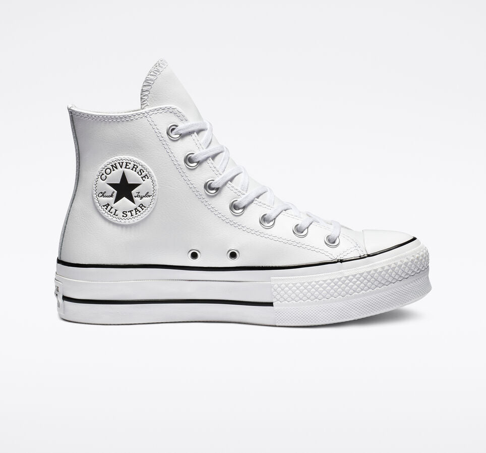 Converse all hotsell star platform pelle