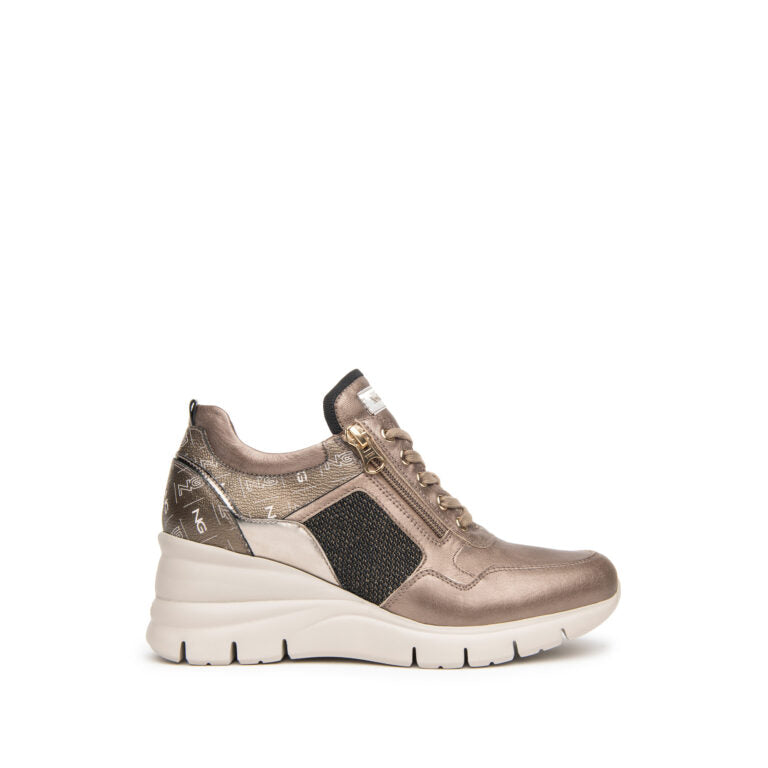 NERO GIARDINI I116880D 322 SNEAKER ZEPPA BROWN DONNA