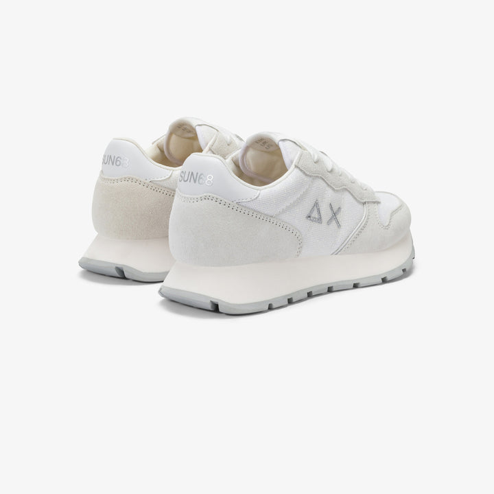 Sun68 ALLY GLITTER TEXTILE Z35203-01 BIANCO