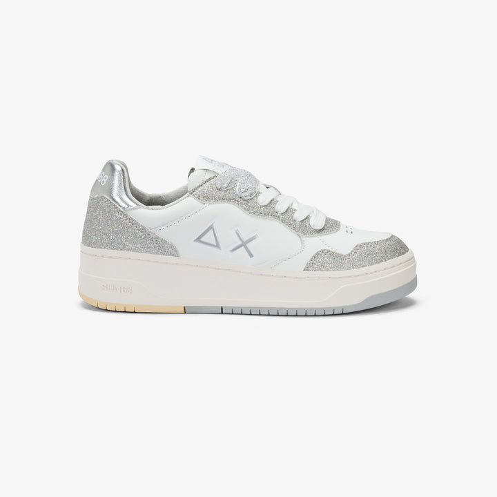 Sun68 BASKET LOVE LADY Z35234-0144 BIANCO/ARGENTO