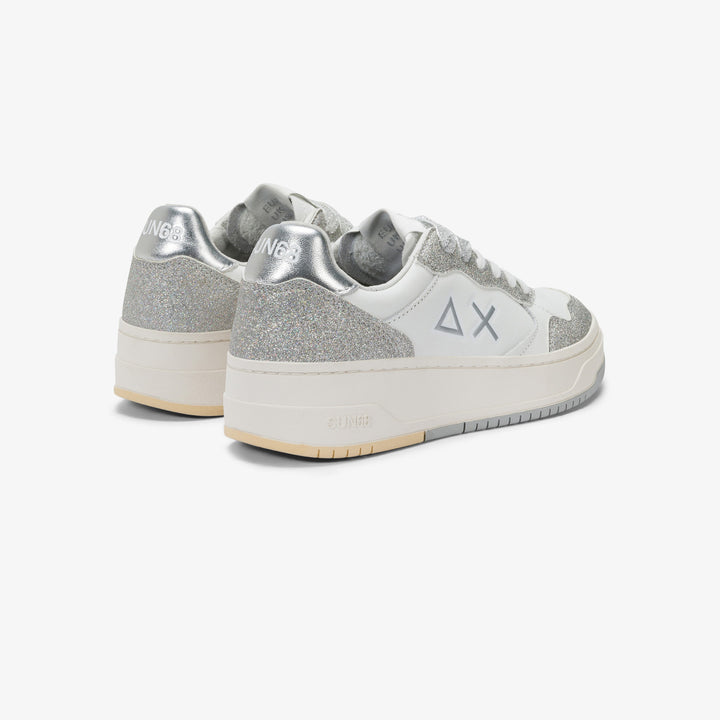 Sun68 BASKET LOVE LADY Z35234-0144 BIANCO/ARGENTO