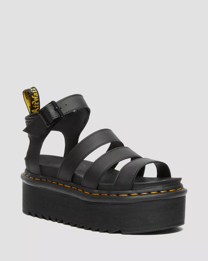Dr. Martens 27296001 Blaire Quad sandalo gladiatore nero