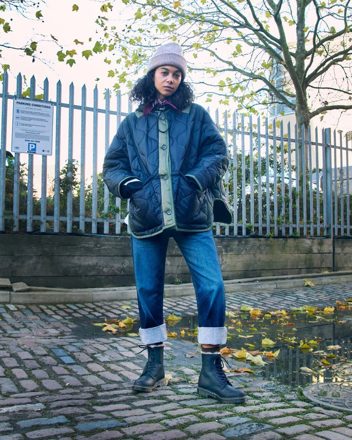 Dr. Martens anfibi 1460 serena nero 21797001