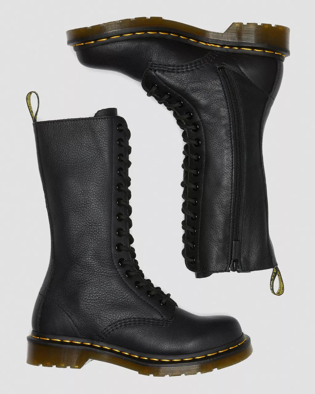 Dr. Martens anfibi alti 1B99 virginia nero 11820008
