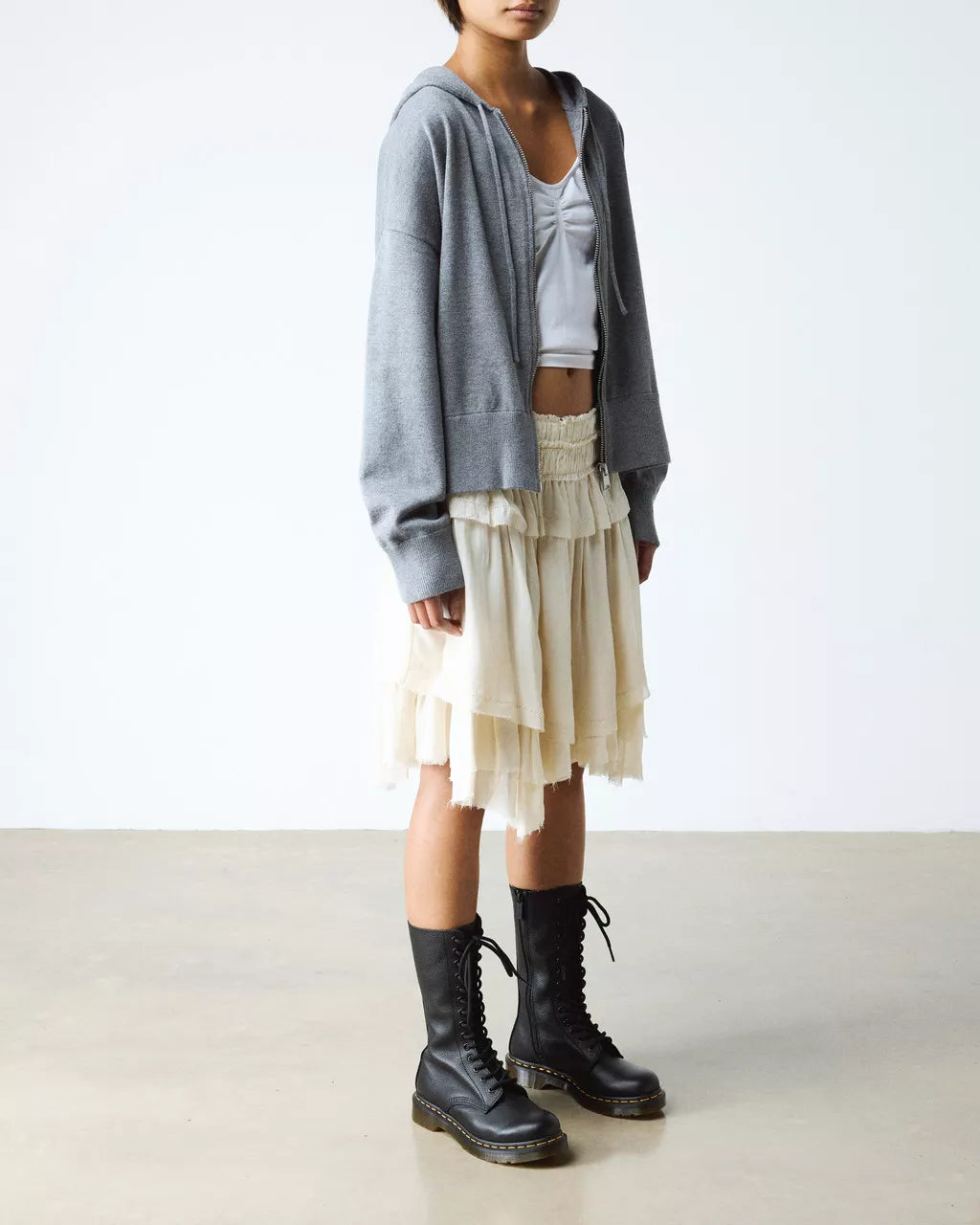 Dr. Martens anfibi alti 1B99 virginia nero 11820008