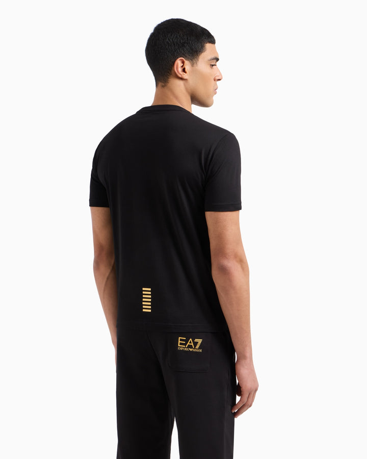 EA7 Man Armani T-SHIRT 8NPT25-0208 BLACK ORO