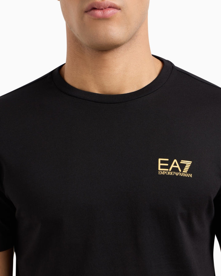 EA7 Man Armani T-SHIRT 8NPT25-0208 BLACK ORO