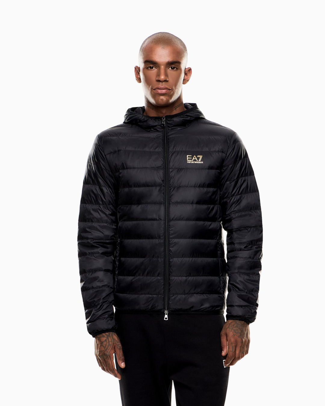EA7 Man Armani DOWN JACKET 8NPB24-0208 BLACK