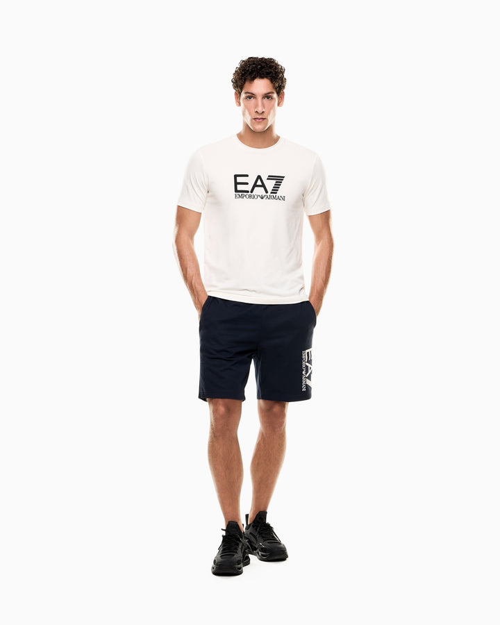EA7 Man Armani T-SHIRT 7M000899-M1166 CREAM / BLACK