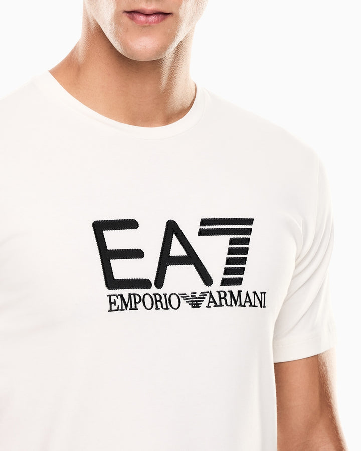 EA7 Man Armani T-SHIRT 7M000899-M1166 CREAM / BLACK