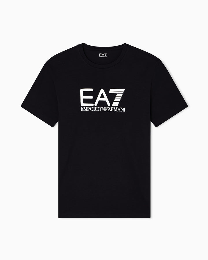 EA7 Man Armani T-SHIRT 7M000899-MC317 BLACK / CREAM