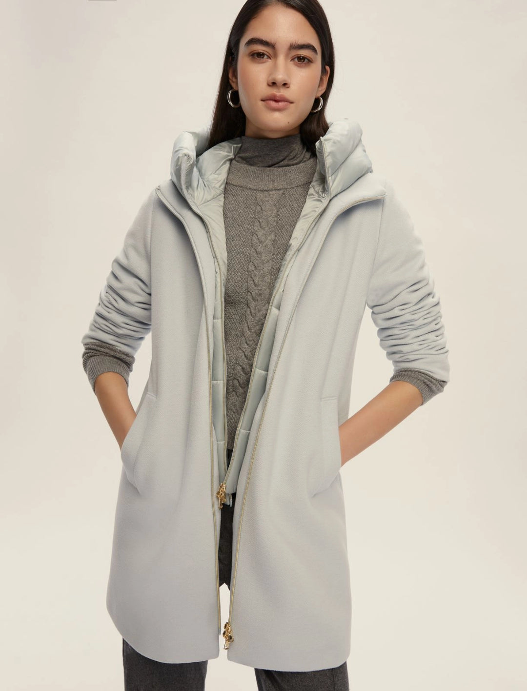 Emme Marella Cappotto BACIO-012 azzurro