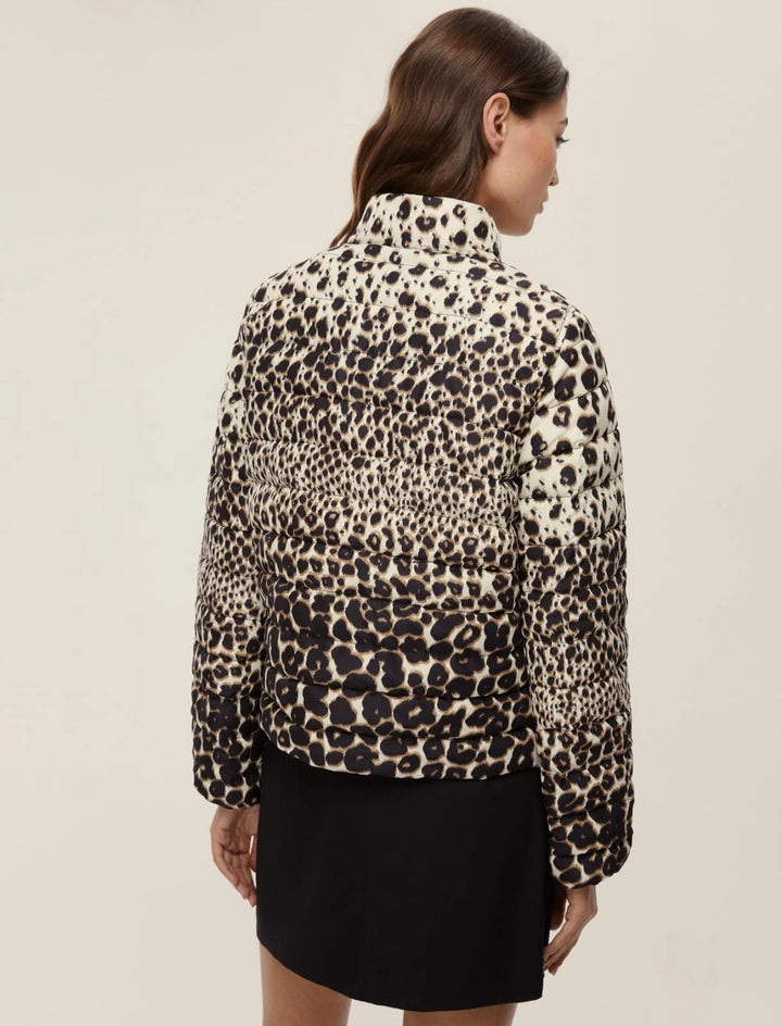 Emme Marella Piumino reversibile RAMPA-001 leopardato - nero