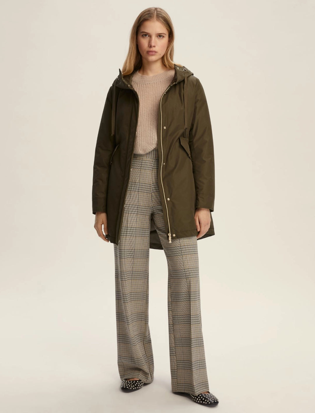 Emme Marella Parka VIRGIN-004 verde militare