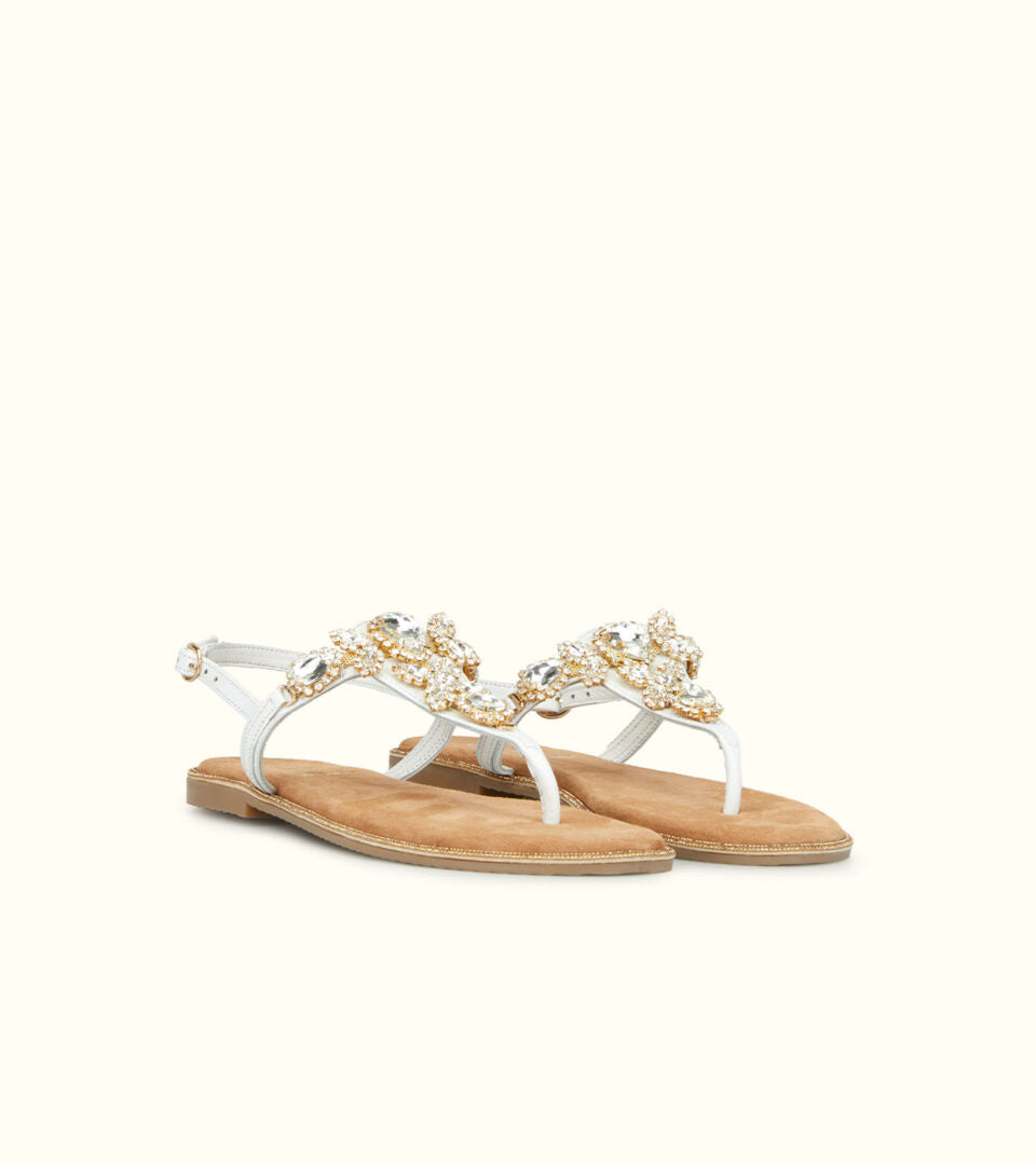 Keys sandalo gioiello K7950 bianco