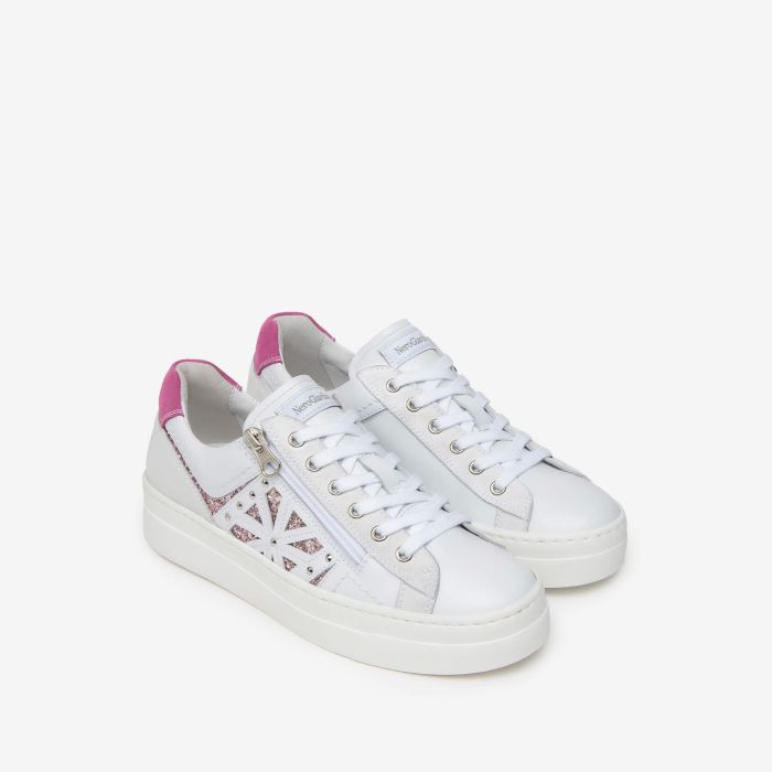 Nero Giardini E409931D-707 sneaker bianco - fuxia