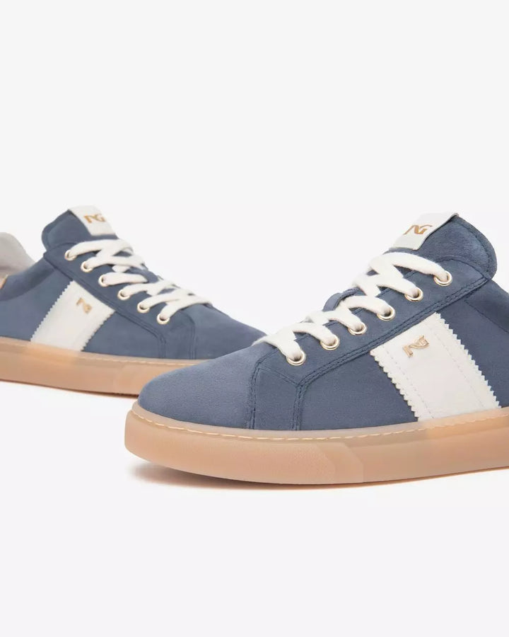 NeroGiardini E513004D-203 sneaker suede blu