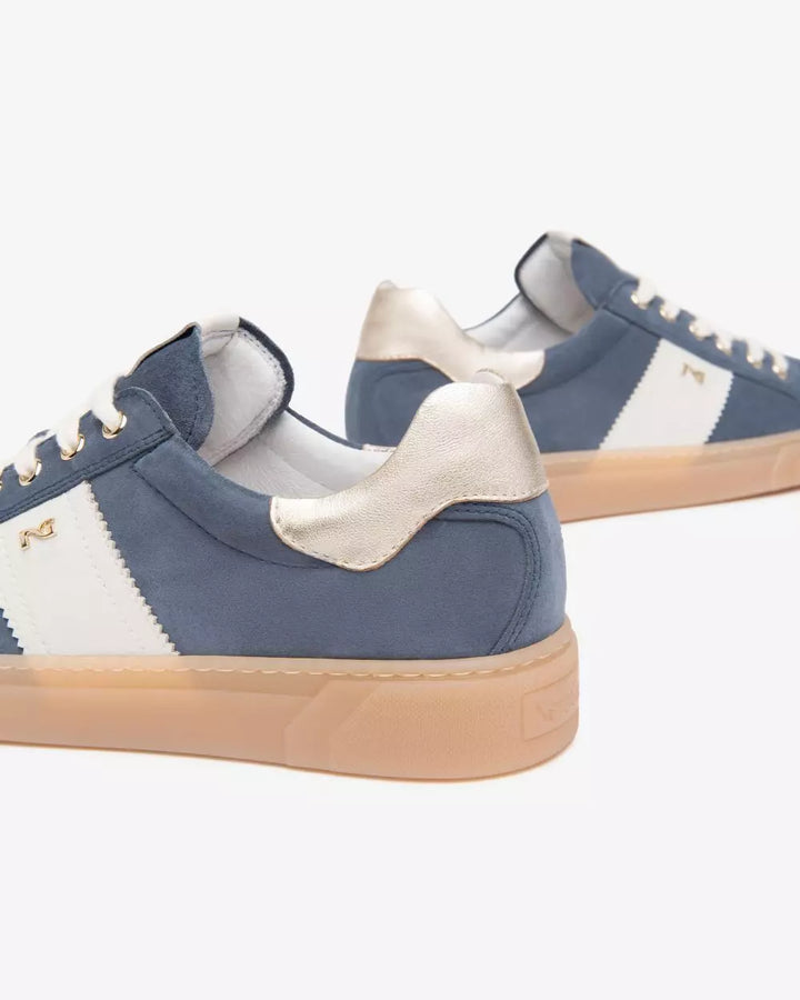 NeroGiardini E513004D-203 sneaker suede blu