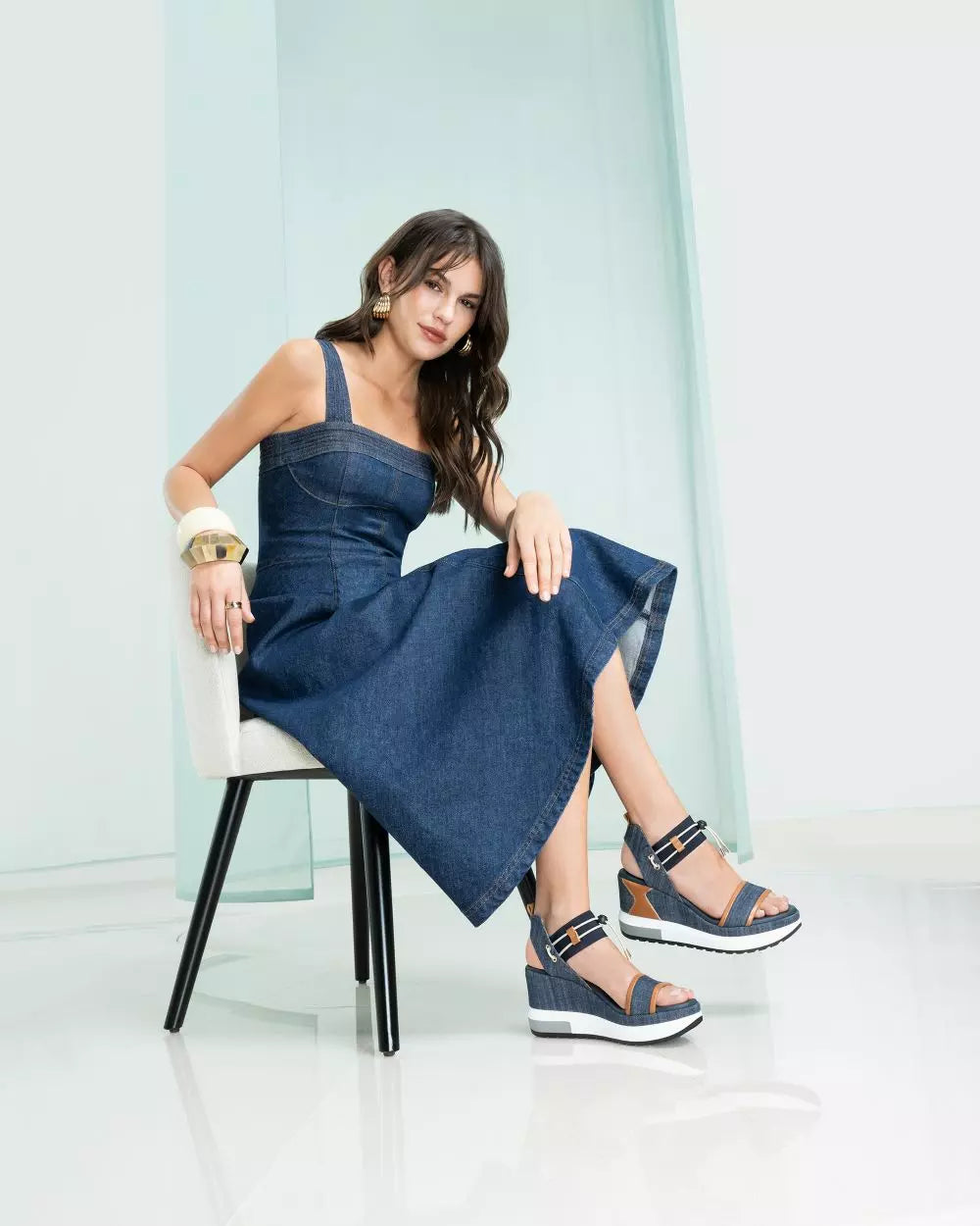 NeroGiardini E513600D-214 sandali jeans
