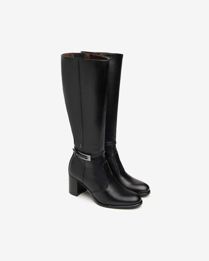 NeroGiardini Stivale I410955D-100 in pelle nero