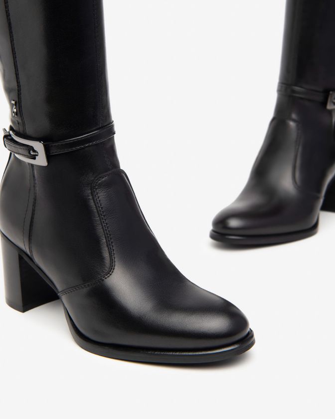 NeroGiardini Stivale I410955D-100 in pelle nero
