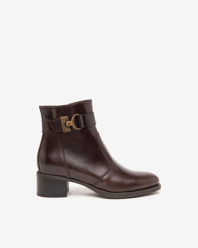 NeroGiardini Tronchetto I411270D-400 in pelle marrone
