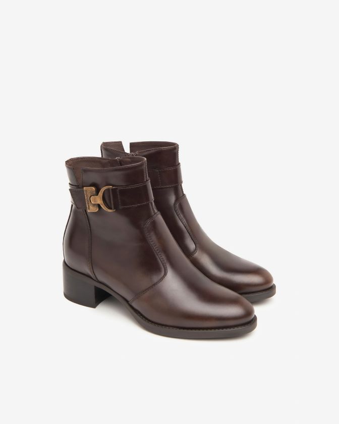 NeroGiardini Tronchetto I411270D-400 in pelle marrone