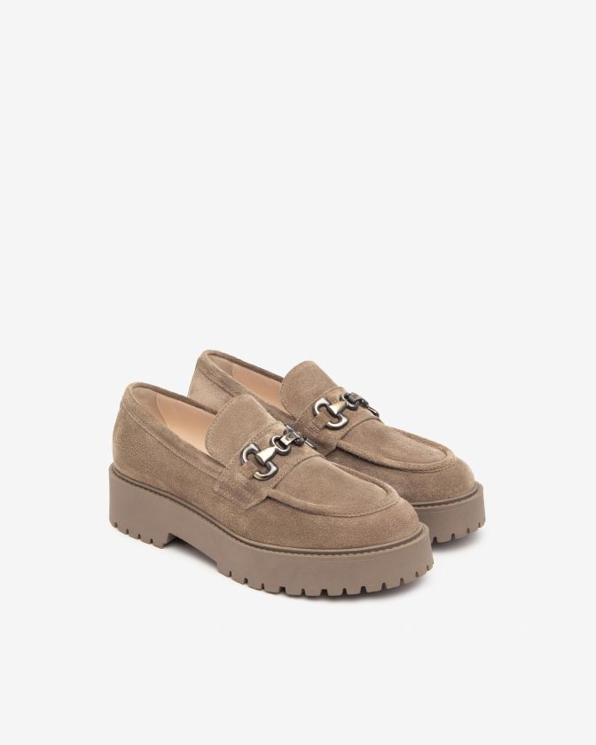 NeroGiardini Mocassino I411390D-501 in pelle beige