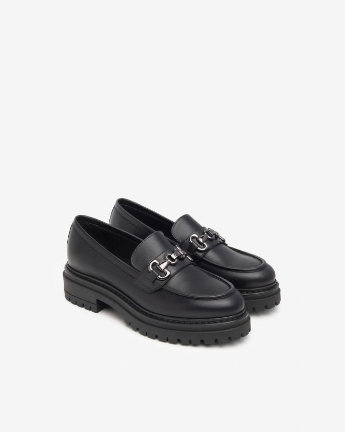 NeroGiardini Mocassino I411410D-100 in pelle nero