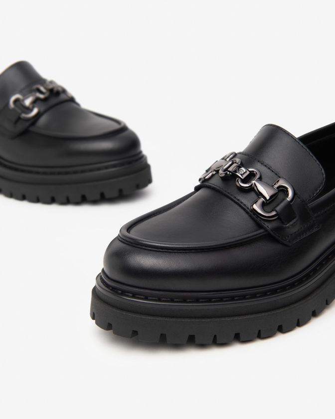NeroGiardini Mocassino I411410D-100 in pelle nero