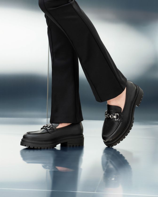 NeroGiardini Mocassino I411410D-100 in pelle nero