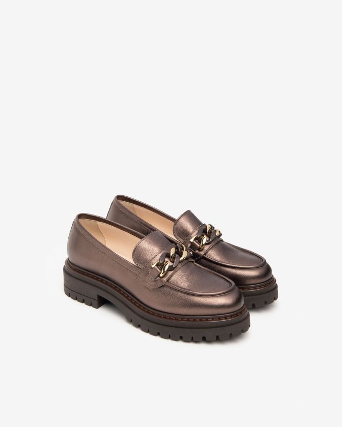 NeroGiardini Mocassino I411416D-300 in pelle bronzo