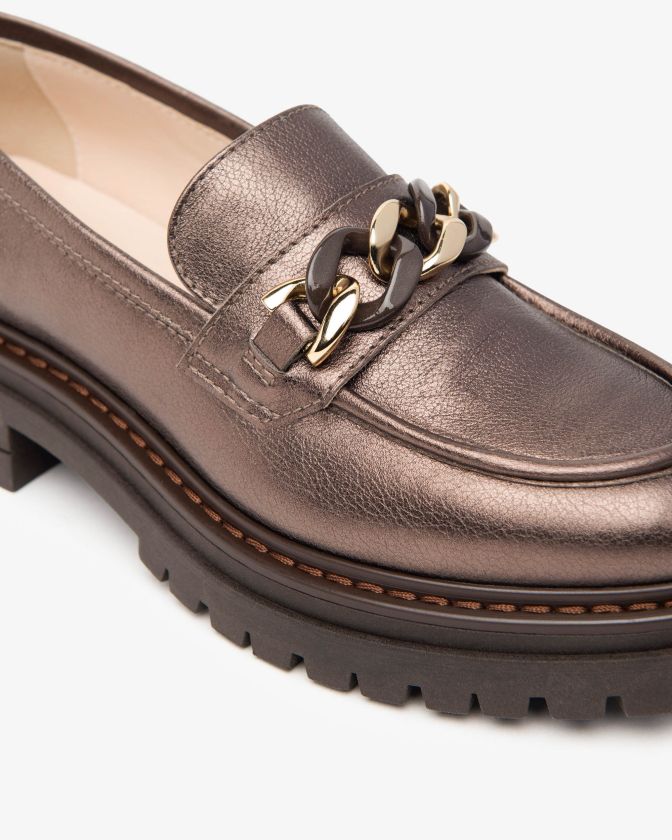 NeroGiardini Mocassino I411416D-300 in pelle bronzo