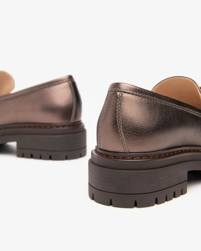 NeroGiardini Mocassino I411416D-300 in pelle bronzo