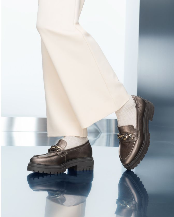 NeroGiardini Mocassino I411416D-300 in pelle bronzo