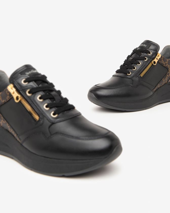 NeroGiardini Sneakers I411510D-100 in pelle nero