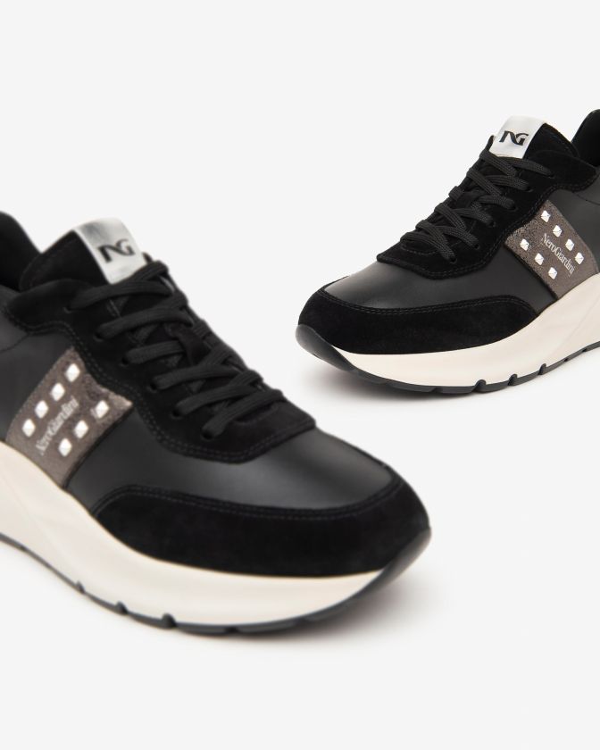 NeroGiardini Sneakers I411520D-100 in pelle nero