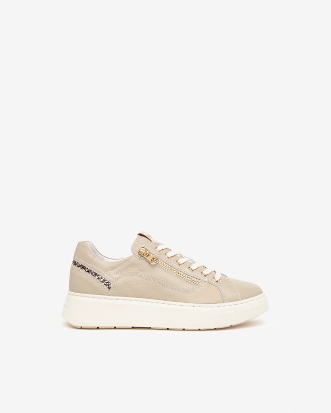 NeroGiardini Sneakers I411600D-412 in pelle avorio
