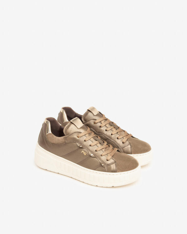 NeroGiardini Sneakers I411631D-501 in pelle bronzo