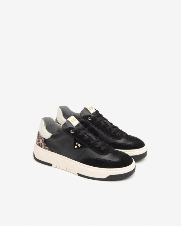 NeroGiardini Sneakers I411645D-100 in pelle nero