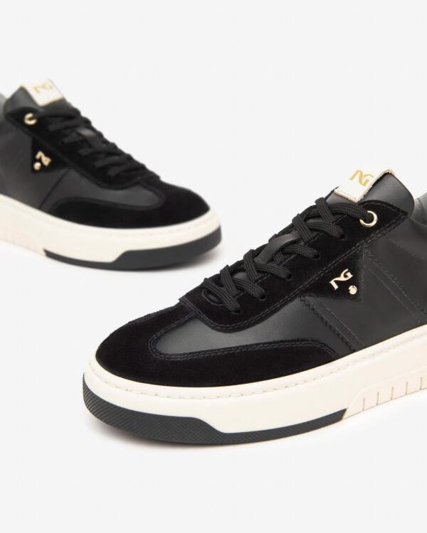 NeroGiardini Sneakers I411645D-100 in pelle nero