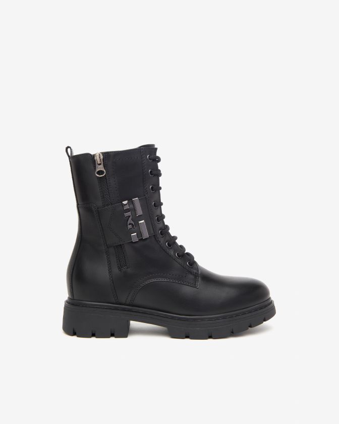 NeroGiardini Anfibi I411862D-100 in pelle nero