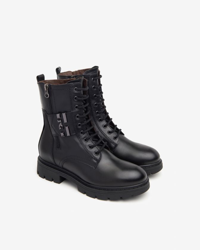 NeroGiardini Anfibi I411862D-100 in pelle nero