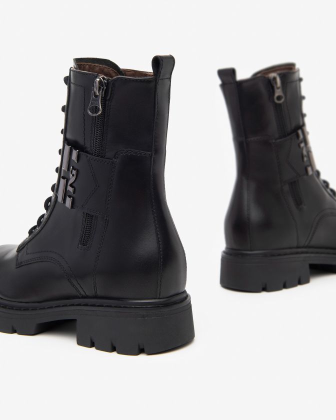 NeroGiardini Anfibi I411862D-100 in pelle nero