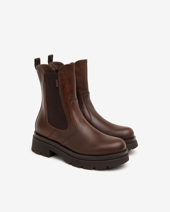 NeroGiardini Stivaletto I411941D-412 in pelle marrone
