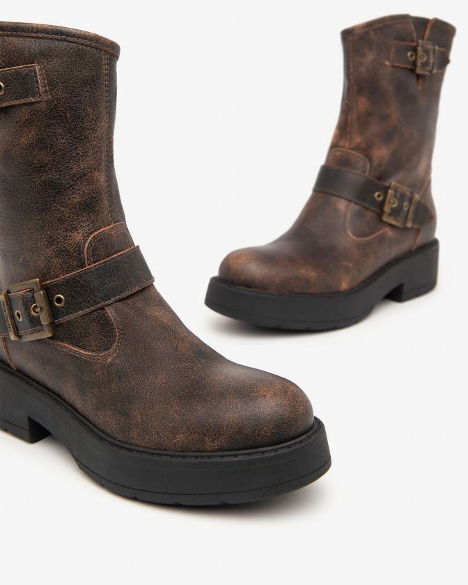 NeroGiardini Biker I411981D-300 in pelle marrone