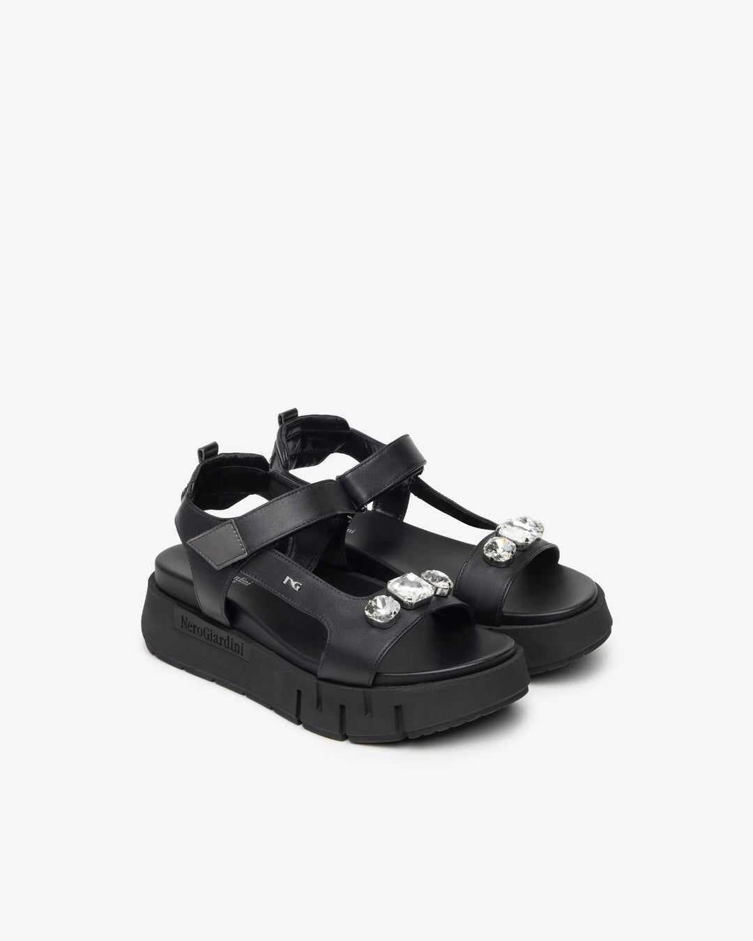 NeroGiardini sandalo E410707D-100 donna nero